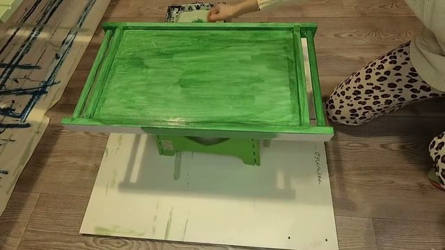 Как обновить и перекрасить столик поднос смотреть онлайн