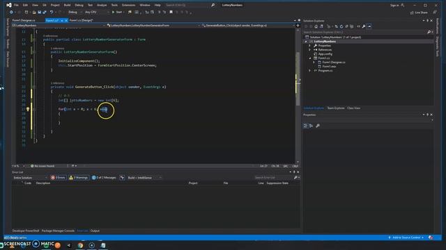 8. How to program in C# Beginners Guide - Generate Lotto Numbers! Part 1 (Windows Form Application) смотреть онлайн
