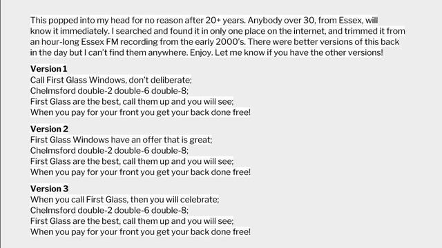 First Glass Windows (First Class Windows) Chelmsford double 2 double 6 double 8 (226688) Essex FM смотреть онлайн