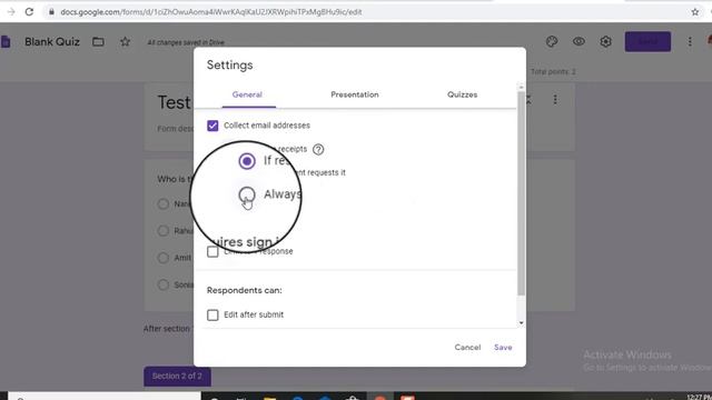 How to make online Test/Quiz using Google Forms смотреть онлайн