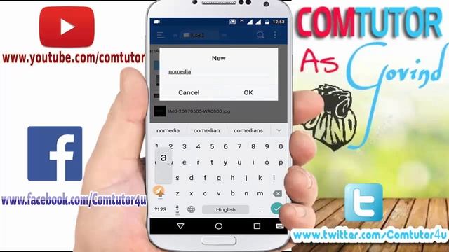 How to Hide Mobile Videos and Images from Mobile Gallery - Nomedia Android Trick in HINDI смотреть онлайн
