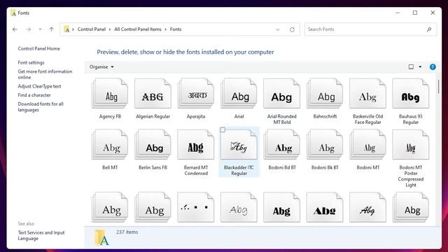 Windows 11 - How to Install Fonts - Add Fonts in Windows 11 смотреть онлайн