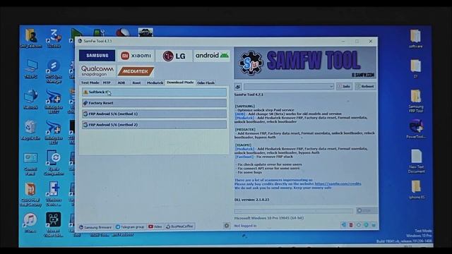 SamFw Tool 4.7.1 - Samsung FRP Remove One Click ! Fix Bug New Update смотреть онлайн