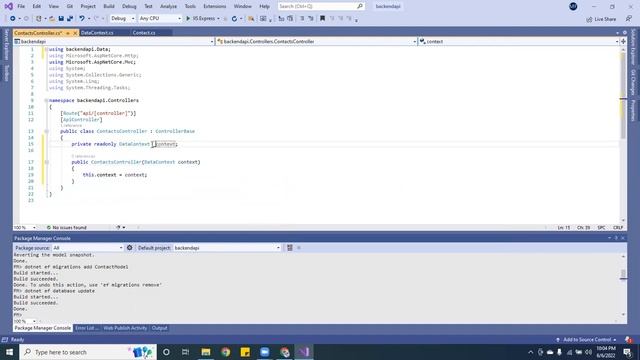 C# ASP.NET Core MVC Net 5 and Angular 12 create contact form -2022 смотреть онлайн