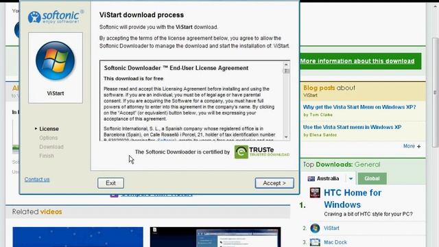 How to get windows 7 Start Menu On Windows Xp смотреть онлайн