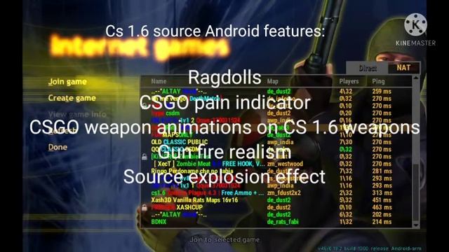 Counter Strike 1.6 Source mod (Android/PC) смотреть онлайн
