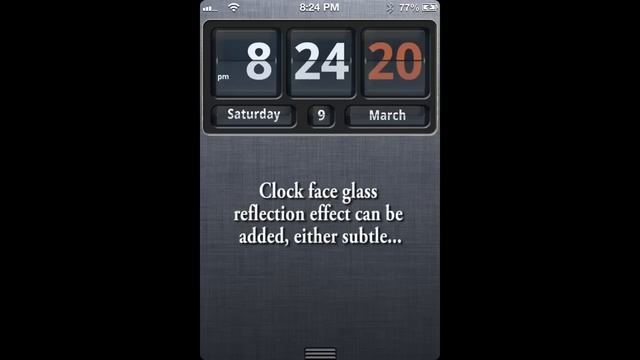 Flip Clock Widget for iPhone/iPad/iPod Touch смотреть онлайн