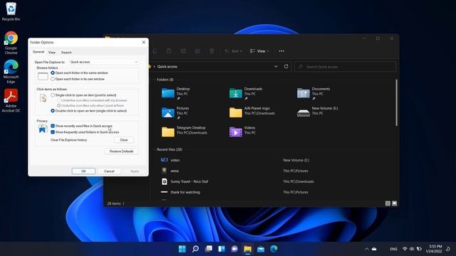 How to disable recent files and frequent folders in windows 11 смотреть онлайн