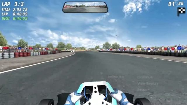 TOCA Race Driver 3 - GoKart Gameplay 1080p смотреть онлайн