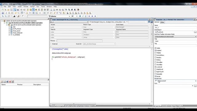 PowerBuilder - Usando DropdownDW(datawindow) смотреть онлайн