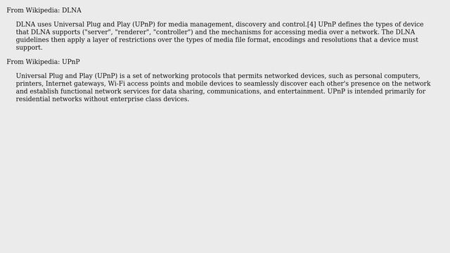 What is the difference between DLNA and UPNP? (6 Solutions!!) смотреть онлайн