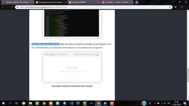 Instalación del framework laravel 5.4 en windows // Explicación de archivos del proyecto descargado смотреть онлайн