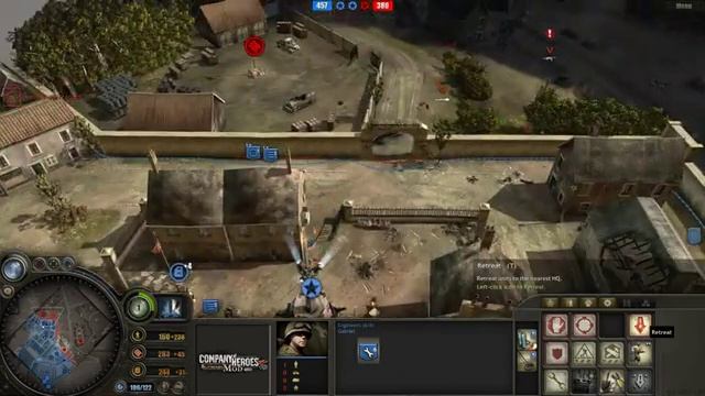 Company of Heroes Blitzkrieg Mod: US Defense (Victory Points Control) смотреть онлайн