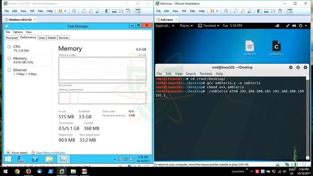 Tấn công từ chối dịch vụ thông qua giao thức SMB смотреть онлайн