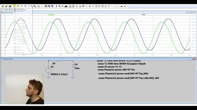 LTspice tutorial - Measuring AC Power Factor смотреть онлайн
