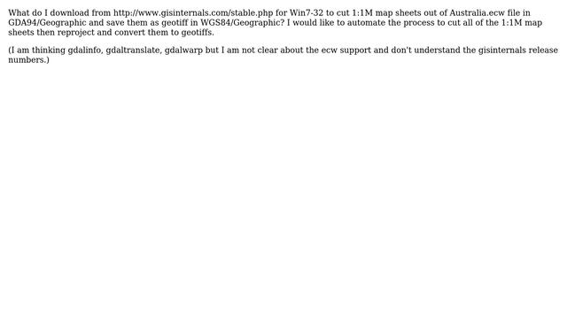 GIS: How to Install GDAL with ECW Support on Windows? смотреть онлайн