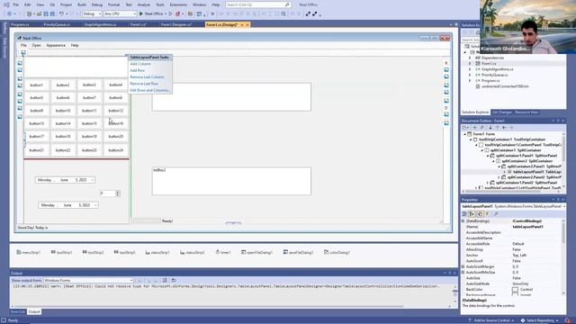 Example of Using Dynamic Layout in a Windows Form Application смотреть онлайн