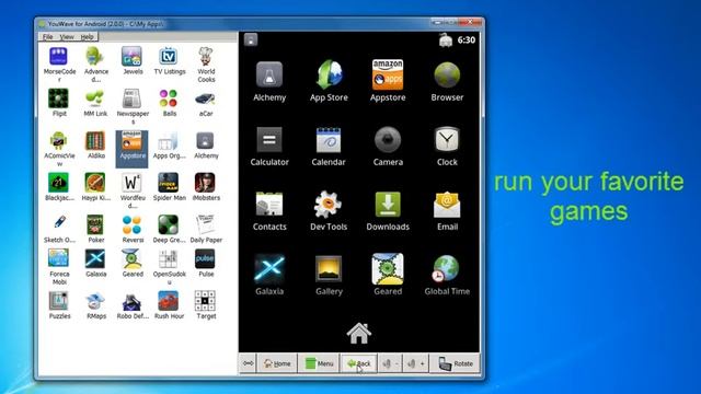 YouWave Android Emulator смотреть онлайн