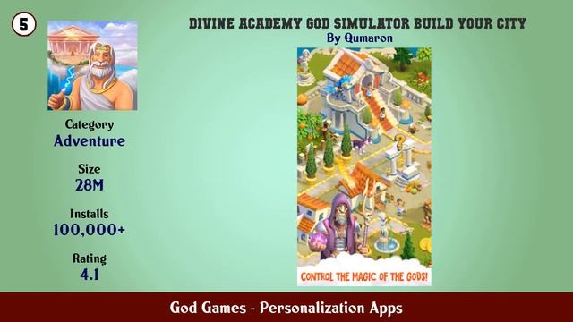Top 10 God Games Android App смотреть онлайн