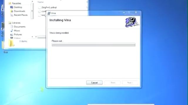 Installing and running Autodock Vina on Windows 7 смотреть онлайн