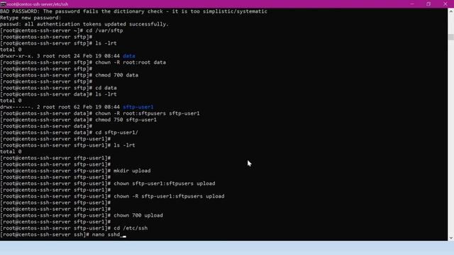 How to setup sftp server in Centos Linux смотреть онлайн