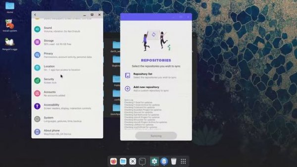 Waydroid-Linux - Switching to multi-window mode
