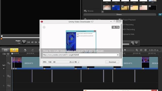 Downloading Video Using Ummy Video Downloader