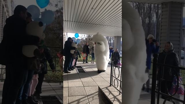 Мишка встречает из роддома смотреть онлайн