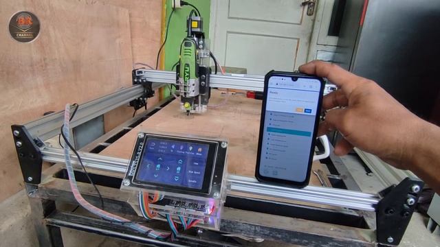 Cnc Router Rakitan Area 85x45 MKS DLC32 v2 1 Tes Ukir Kaligrafi Di Triplek смотреть онлайн