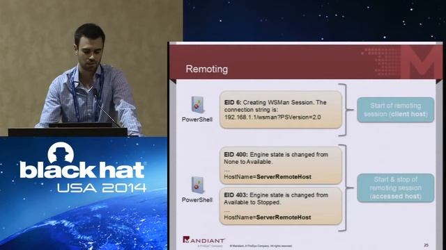 Black Hat USA 2014 - Forensics Investigating: PowerShell Attacks смотреть онлайн