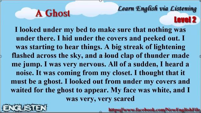 Learn English via Listening Level 2 Unit 107 A Ghost смотреть онлайн