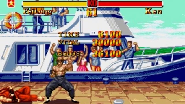 Super Street Fighter II (Sega Genesis \ Megadrive) Прохождение смотреть онлайн