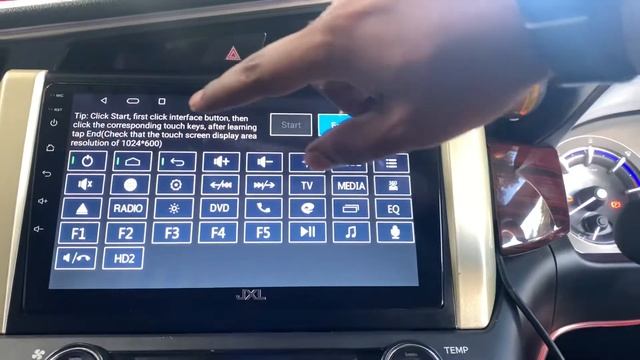 Panel Buttons Programming on JXL 9inch 4GB 64GB Android stereo device смотреть онлайн