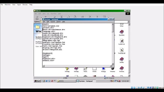 Running Windows 3.1 inside Windows 95 смотреть онлайн