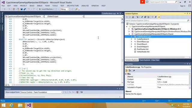 How to pick and manipulate a 3D object in universal Windows game apps (C++) смотреть онлайн