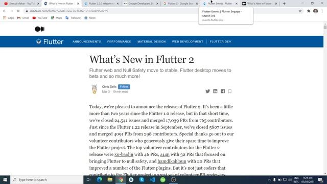 Flutter 2 Announced | How To Upgrade Flutter Version | Flutter Upgrade New смотреть онлайн