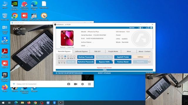 تخطي قفل ICloud لجهاز IPhone 6s Plus باستخدام أداة ATUnlock IOS 15 8 ولجميع الاجهزة من Ios10-ios17