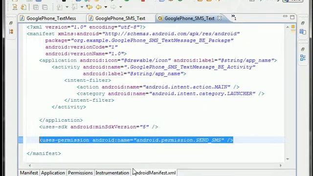 Google Phone for Developers --- android.permission.SEND_SMS смотреть онлайн