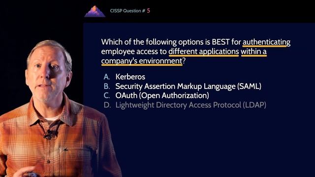 CISSP Practice Question #2 - Single Sign-on (SSO) смотреть онлайн
