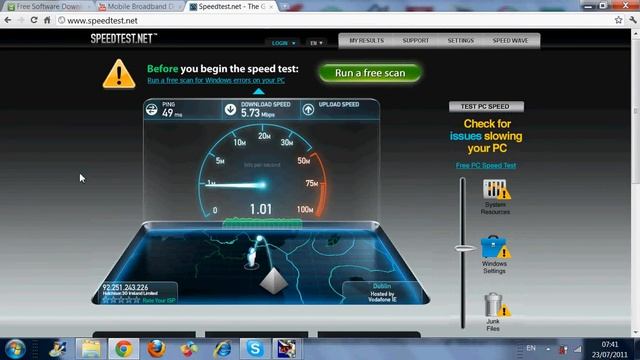 3 ireland broadband speed test смотреть онлайн