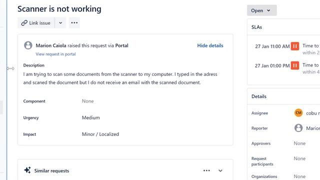 Working Help Desk Tickets, Website Domain DNS IP forwarding, Outlook is Slow, Scanner not working. смотреть онлайн