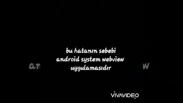 Android system webview uygulamadan atma ve çökme hatası - kesin , garantili çözüm👍 смотреть онлайн