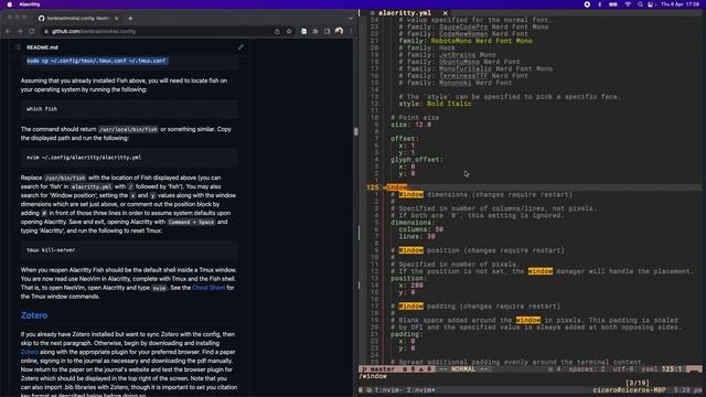 Installing Alacritty and Tmux for Writing LaTeX in NeoVim смотреть онлайн