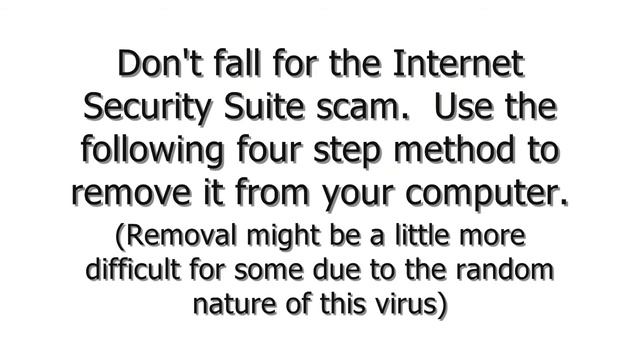 Remove Internet Security Suite in 4 Easy Steps смотреть онлайн