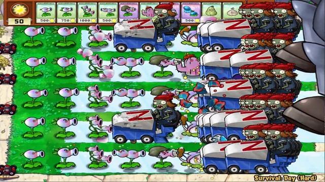 All Hypno Plants vs 999 Zombies - Plants vs Zombies Hack смотреть онлайн