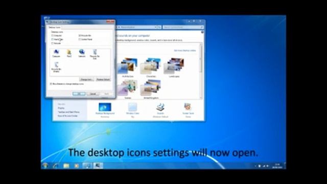 Show Desktop Icons Windows 7 смотреть онлайн