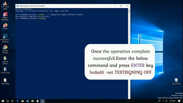 Remove Test Mode watermark in Windows 10 using Command Prompt - LAFFYS SPACE смотреть онлайн