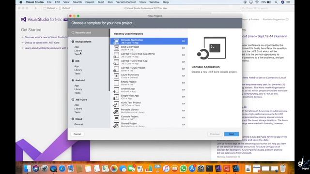 Very Basic C# Application Demo using VS Code for Mac & .NET Core CLI & Visual Studio for Mac смотреть онлайн