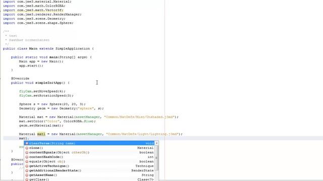 [jME Tutorial 2-2] Introduction to Materials in the jMonkeyEngine смотреть онлайн