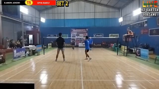 OPIK-RAFLY VS B.ANDRI-JOKOWI/KLS D LOKAL//TURNAMEN BADMINTON RD GARUDA CUP II смотреть онлайн